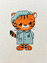 Load image into Gallery viewer, Terrific Tigers Counted Cross Stitch Kit Collection | 14 Count