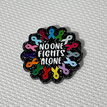 Load image into Gallery viewer, Needle Minder || No one fights alone || Cross Stitch Tool || ACRYLIC