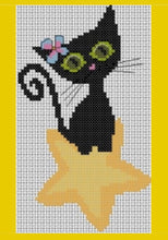 Load image into Gallery viewer, Black Cats Counted Cross Stitch Kit Collection | 14 Count