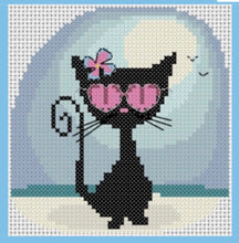 Load image into Gallery viewer, Black Cats Counted Cross Stitch Kit Collection | 14 Count