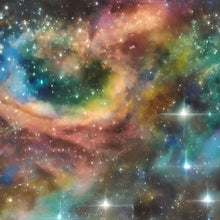 Load image into Gallery viewer, Cosmic Kaleidoscope Printed Aida Fabric | 4 Designs