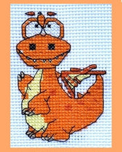 Load image into Gallery viewer, Baby Dragons Counted Cross Stitch Kit Collection | 14 Count