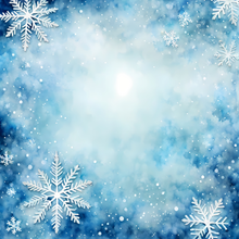 Load image into Gallery viewer, Christmas Winter Snowflakes Printed Aida Fabric | 12 Designs