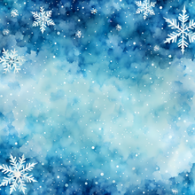 Load image into Gallery viewer, Christmas Winter Snowflakes Printed Aida Fabric | 12 Designs