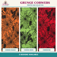Load image into Gallery viewer, Cobwebs Printed Aida Fabric | 3 Designs
