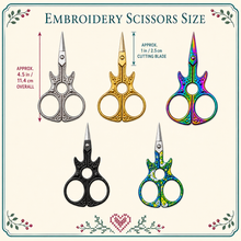 Load image into Gallery viewer, Guitar-Shaped Embroidery Scissors – 4.5 Inch