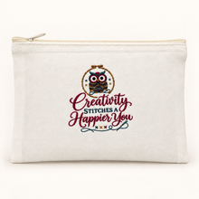 Load image into Gallery viewer, Creativity Stitches a Happier You – Tote & Project Bag
