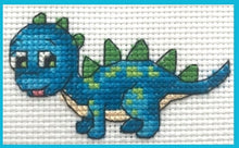 Load image into Gallery viewer, Dinosaur Counted Cross Stitch Kit Collection | 14 Count