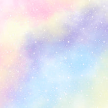Load image into Gallery viewer, Fluffy Rainbow Skies Printed Aida Fabric | 12 Designs