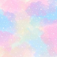 Load image into Gallery viewer, Fluffy Rainbow Skies Printed Aida Fabric | 12 Designs