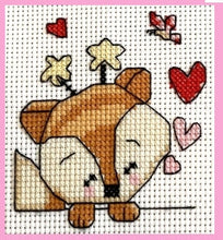 Load image into Gallery viewer, Foxes Counted Cross Stitch Kit Collection | 14 Count
