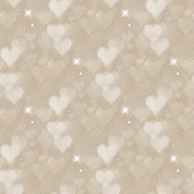 Load image into Gallery viewer, Neutral & Warm Heart Bokeh Printed Aida | 25 Designs