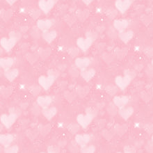 Load image into Gallery viewer, Pink & Purple Heart Bokeh Printed Aida | 25 Designs