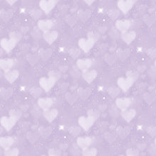 Load image into Gallery viewer, Blue & Aqua Heart Bokeh Printed Aida | 25 Designs