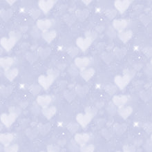 Load image into Gallery viewer, Blue & Aqua Heart Bokeh Printed Aida | 25 Designs