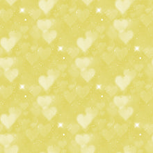 Load image into Gallery viewer, Mint, Green & Golden Heart Bokeh Printed Aida | 25 Designs