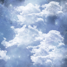 Load image into Gallery viewer, Blue Cloudy Skies Printed Aida Fabric | 5 Designs