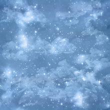 Load image into Gallery viewer, Blue Cloudy Skies Printed Aida Fabric | 5 Designs