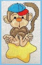 Load image into Gallery viewer, Monkeys Counted Cross Stitch Kit Collection | 14 Count
