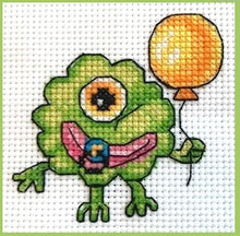 Load image into Gallery viewer, Monsters Counted Cross Stitch Kit Collection | 14 Count