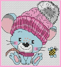 Load image into Gallery viewer, Mouse Counted Cross Stitch Kit Collection | 14 Count