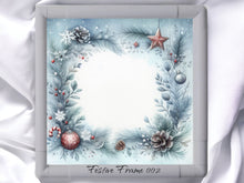 Load image into Gallery viewer, Festive Frames Printed Aida Fabric | 16 Designs