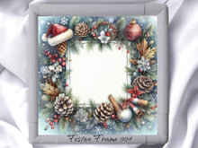 Load image into Gallery viewer, Festive Frames Printed Aida Fabric | 16 Designs