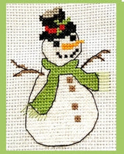 Load image into Gallery viewer, Snowman Counted Cross Stitch Kit Collection | 14 Count