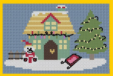Load image into Gallery viewer, Winter Houses Counted Cross Stitch Kit Collection | 14 Count