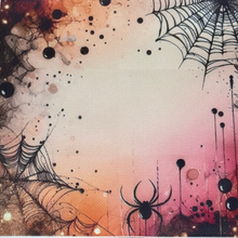 Load image into Gallery viewer, Halloween Flare Printed Aida Fabric | 11–20 Count
