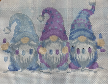 Load image into Gallery viewer, Midwinter Mischief Gonk Cross Stitch Kit | 14–18 Count
