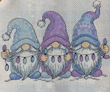 Load image into Gallery viewer, Midwinter Mischief Gonk Cross Stitch Kit | 14–18 Count
