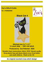 Load image into Gallery viewer, Counted Cross Stitch Kits || BLACK CATS COLLECTION || Animal Cross Stitch || Modern Kit
