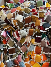 Load image into Gallery viewer, Clearance – Mixed Embroidery Floss on Bobbins – Sold as Seen
