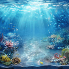 Load image into Gallery viewer, Ocean Sanctuary Printed Aida Fabric | 3 Designs
