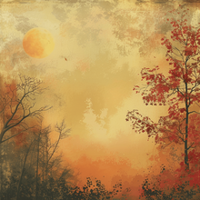 Load image into Gallery viewer, Autumn Morning Printed Aida Fabric | 11–20 Count
