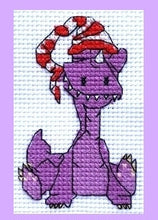 Load image into Gallery viewer, Baby Dragons Counted Cross Stitch Kit Collection | 14 Count
