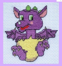 Load image into Gallery viewer, Baby Dragons Counted Cross Stitch Kit Collection | 14 Count
