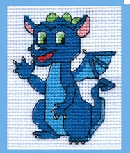 Load image into Gallery viewer, Baby Dragons Counted Cross Stitch Kit Collection | 14 Count
