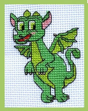 Load image into Gallery viewer, Baby Dragons Counted Cross Stitch Kit Collection | 14 Count
