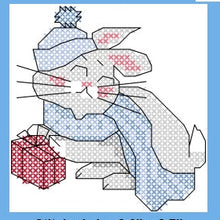 Load image into Gallery viewer, Cute &amp; Cuddly Bunnies &amp; Penguins Counted Cross Stitch Kit Collection | 14 Count
