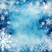 Load image into Gallery viewer, Christmas Winter Snowflakes Printed Aida Fabric | 12 Designs
