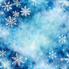 Load image into Gallery viewer, Christmas Winter Snowflakes Printed Aida Fabric | 12 Designs
