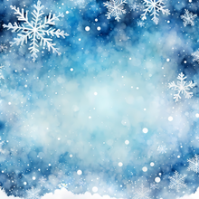 Load image into Gallery viewer, Christmas Winter Snowflakes Printed Aida Fabric | 12 Designs
