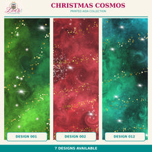 Load image into Gallery viewer, Christmas Cosmos Printed Aida Fabric | 7 Designs
