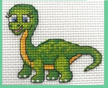 Load image into Gallery viewer, Dinosaur Counted Cross Stitch Kit Collection | 14 Count
