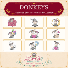 Load image into Gallery viewer, Donkey Counted Cross Stitch Kit Collection | 14 Count
