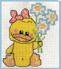 Load image into Gallery viewer, Cute Ducklings Counted Cross Stitch Kit Collection | 14 Count
