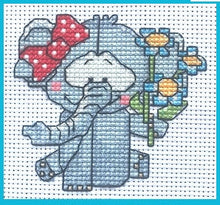 Load image into Gallery viewer, Elephants Counted Cross Stitch Kit Collection | 14 Count
