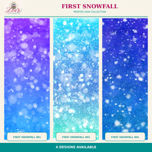 Load image into Gallery viewer, First Snowfall Printed Aida Fabric | 4 Designs
